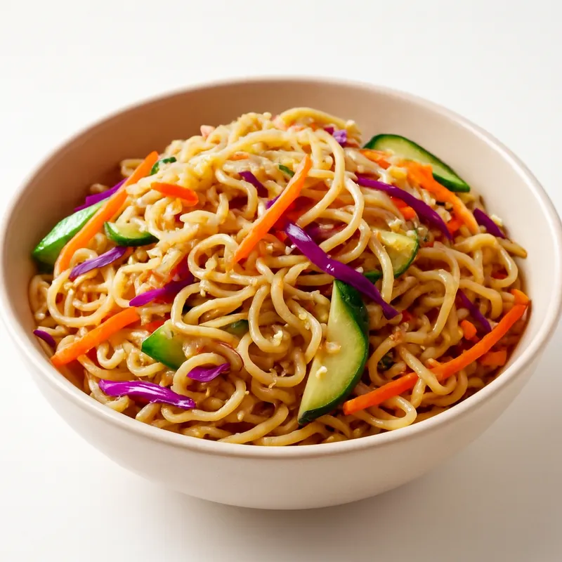 Ramen Noodle Salad with Sesame Dressing