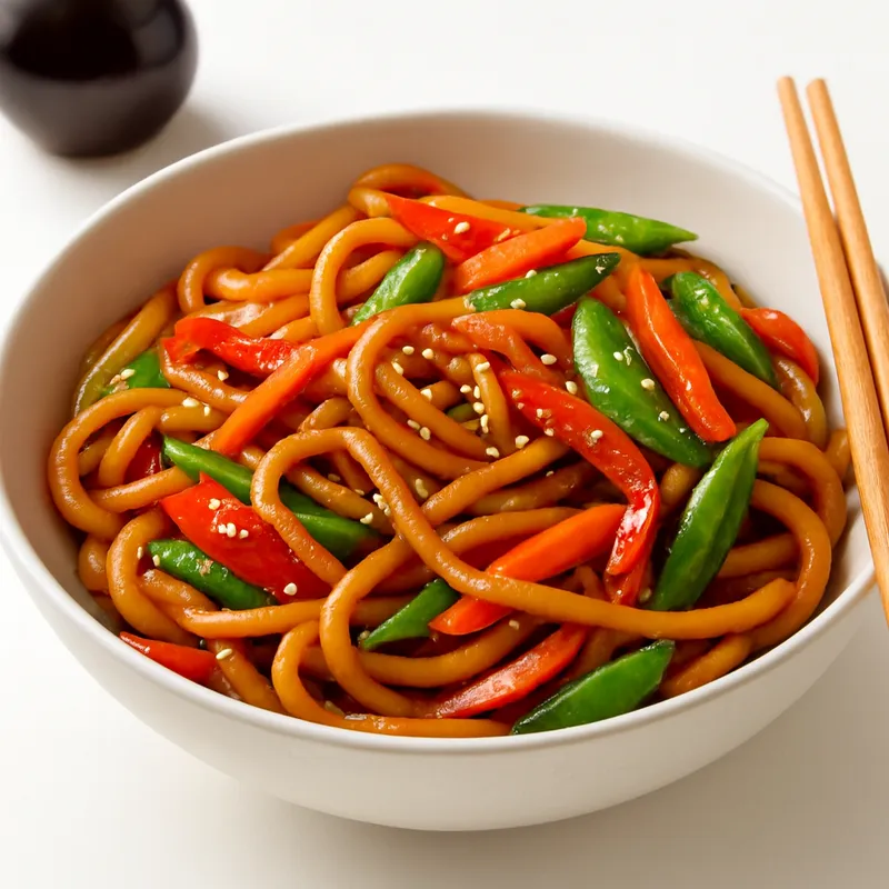 Udon Noodle Stir Fry