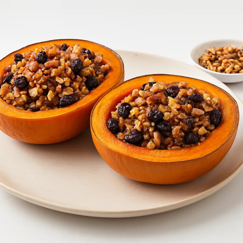 Stuffed Pumpkin with Raisins