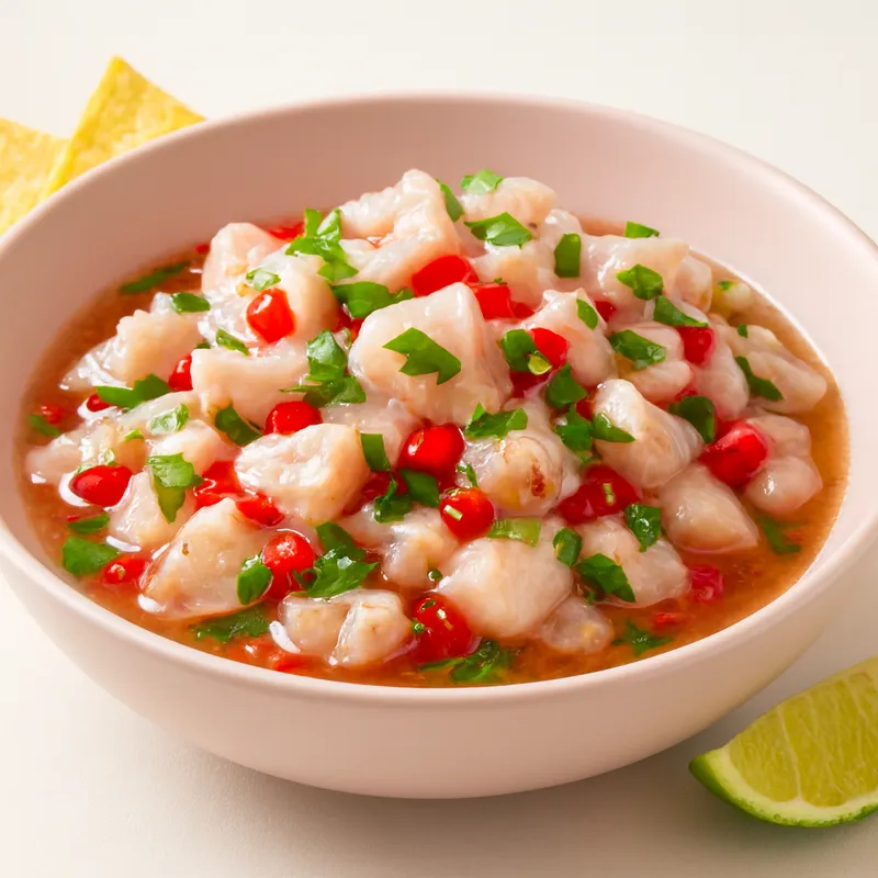 Ceviche with Pacific Rockfish