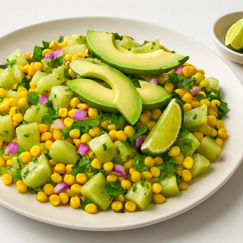 Chayote and Corn Salad