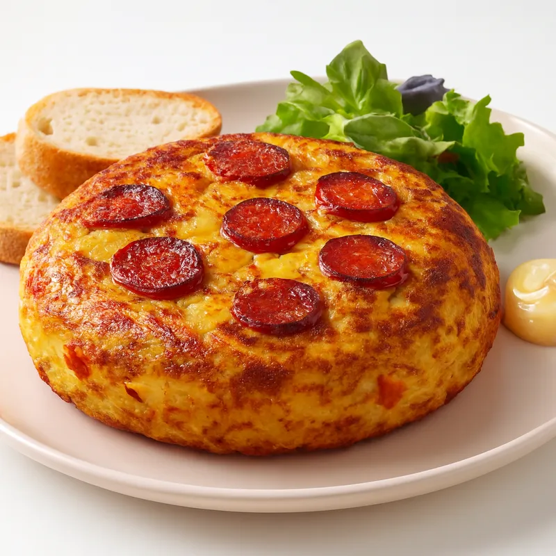 Spanish Chorizo and Egg Tortilla