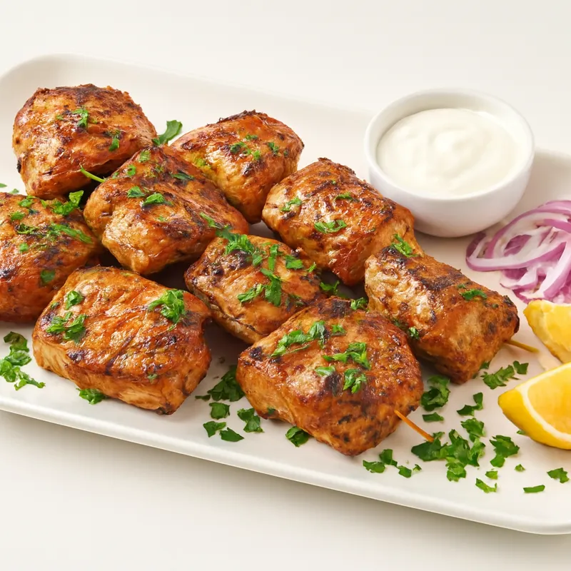 Grilled Turkey Kebabs