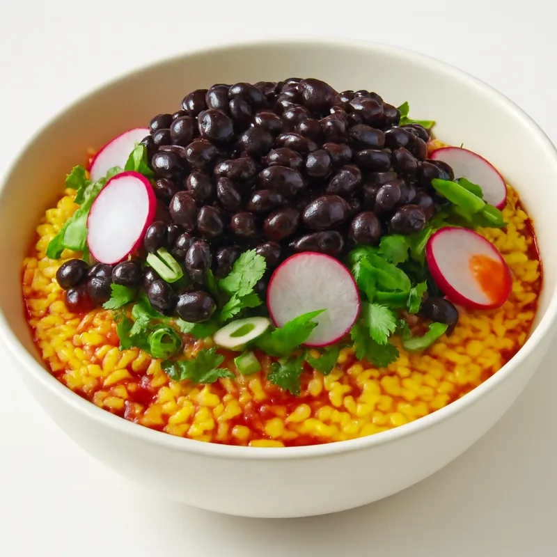Chili Black Bean Rice Bowl