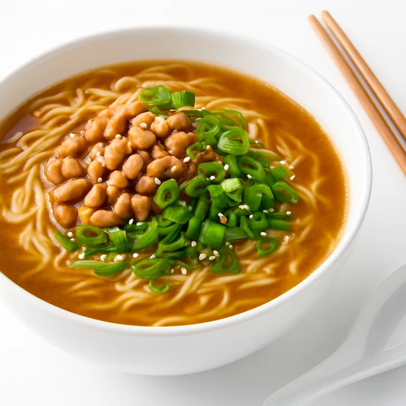 Ramen with Natto and Miso