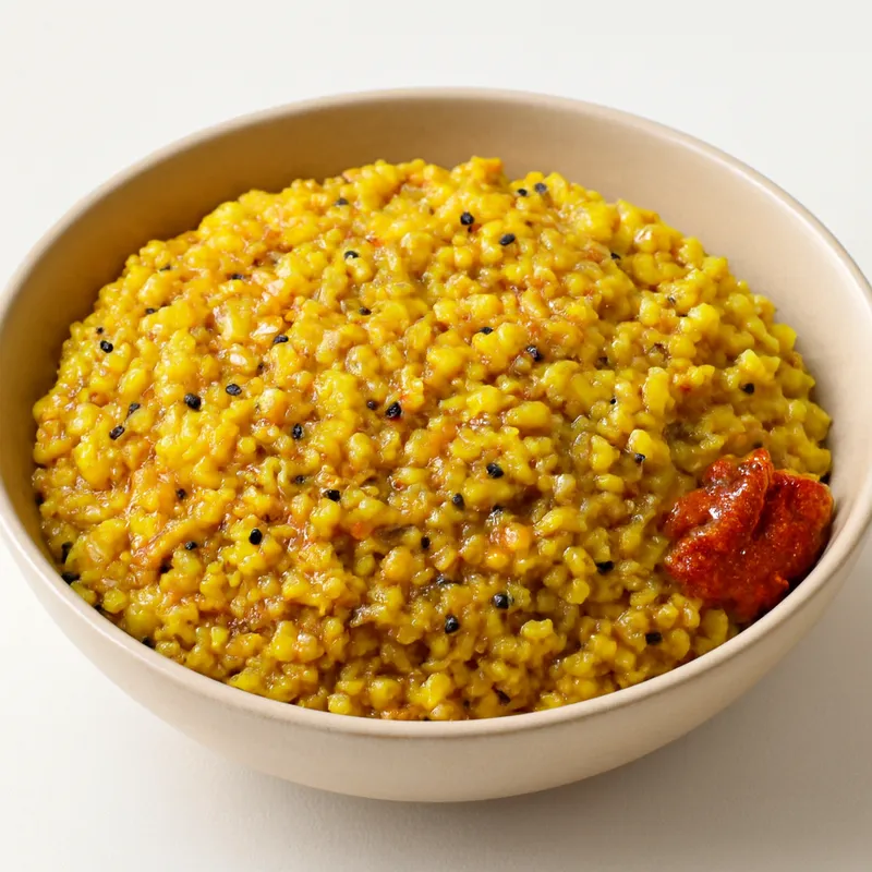 Toor Dal and Triticale Khichdi