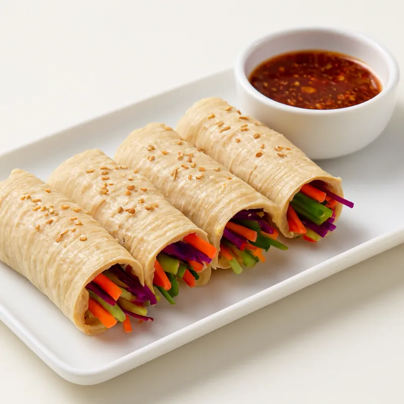 Korean Tofu Skin Wraps