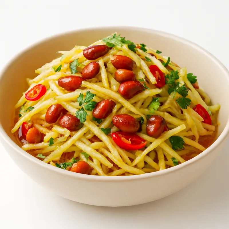 Papaya and Peanut Salad