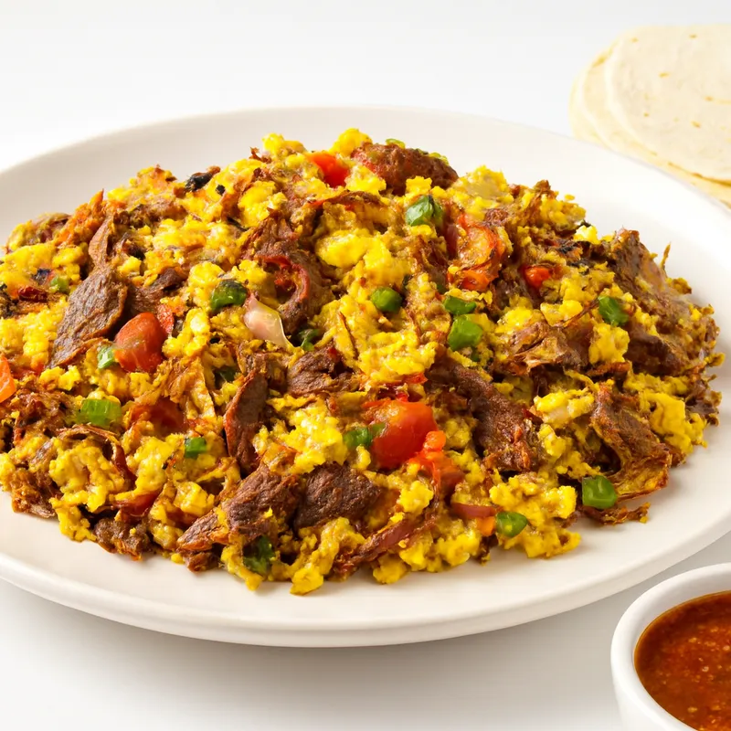 Machaca con Huevo